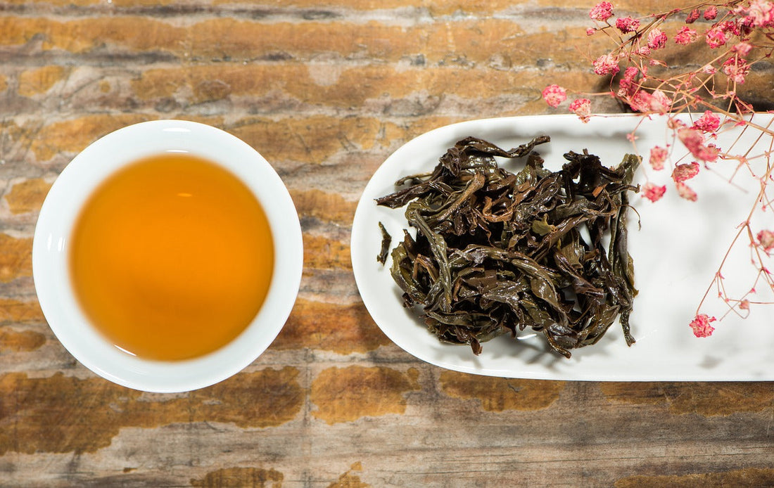 Ceylon Super Pekoe tea brewing arrangement
