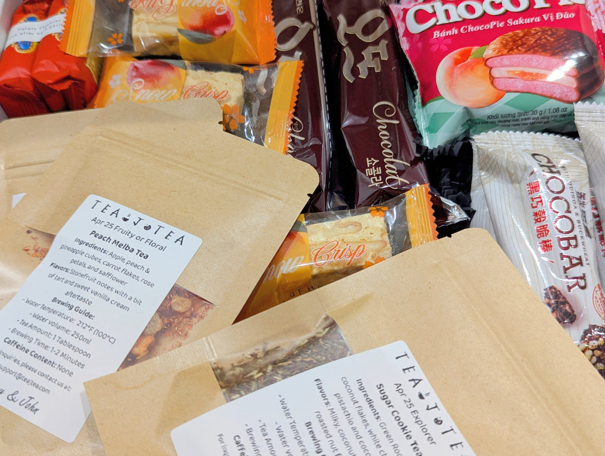 April 2025 Tea Box with Premium Teas and Pastry Subscription Box
