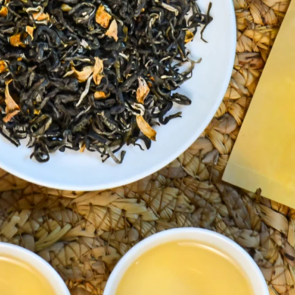 Pomelo Vietnamese Green Tea – Floral Green Tea with Citrus Blossom Aroma