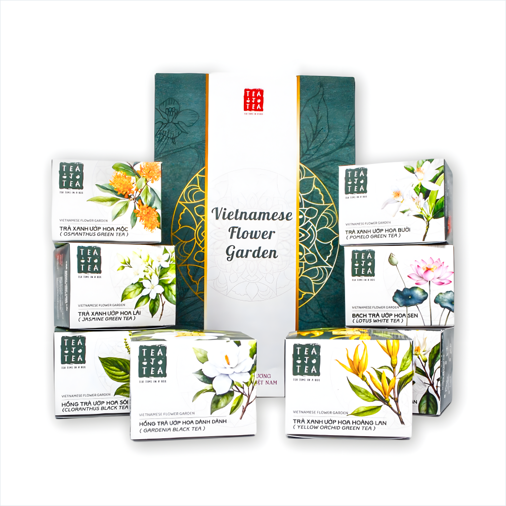 Vietnamese Flower Garden Collection — 8 Floral Teas from Vietnam’s Hidden Gardens