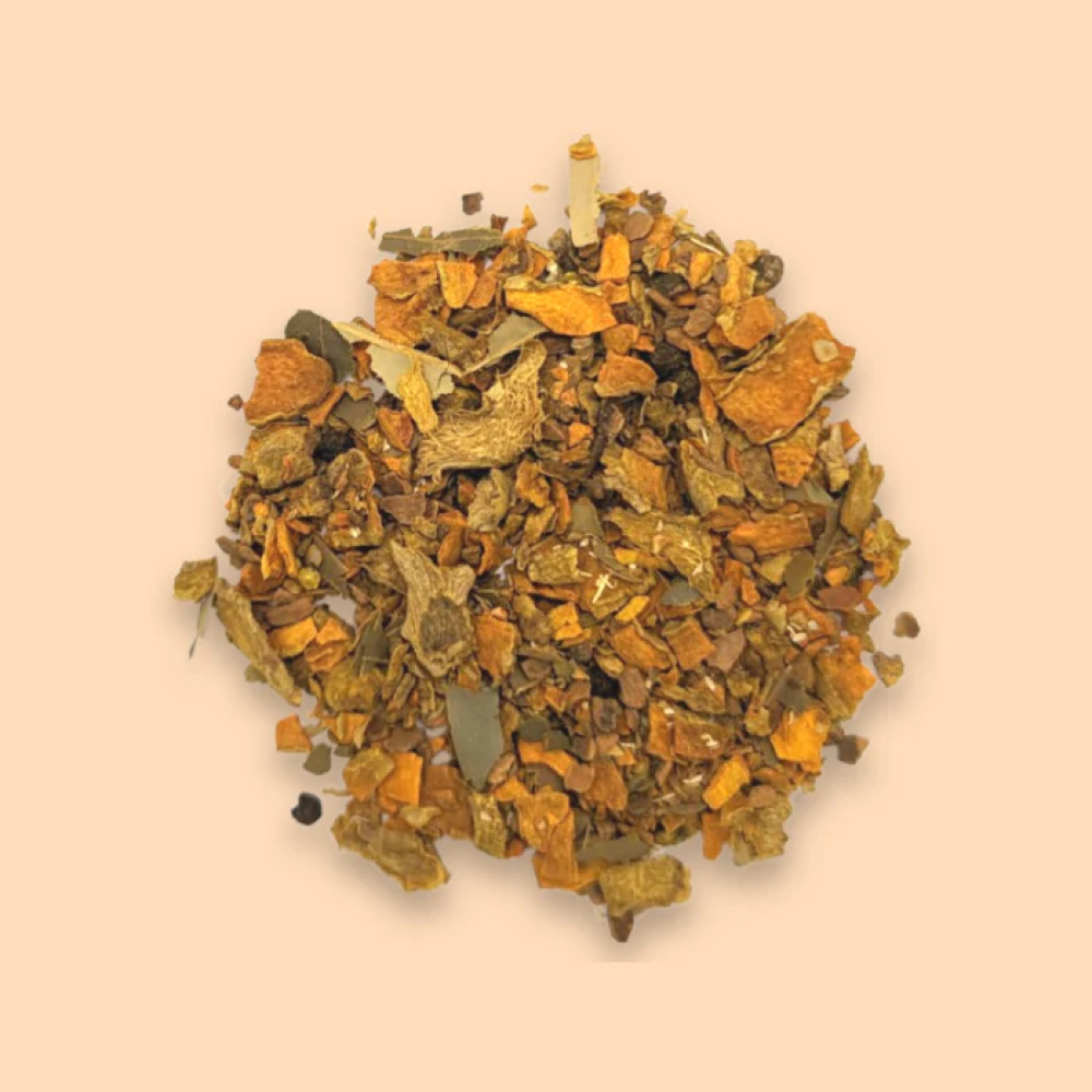 Lakadong Turmeric & Ashwagandha Herbal Tea - Soothing Bliss for Body and Soul
