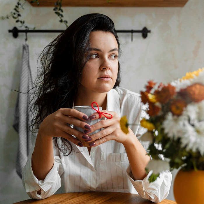 Savory Sip – Genmaicha Tea with Savory Pepper Crackers