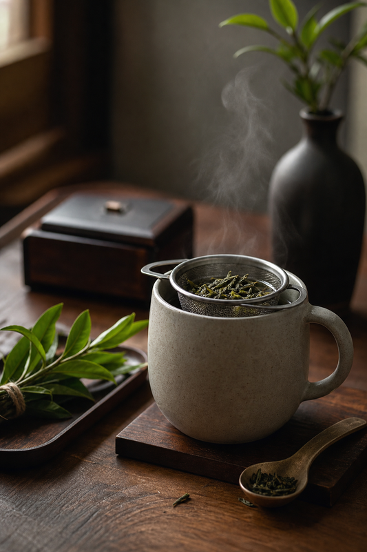 How to Brew Loose Leaf Tea in a Mug