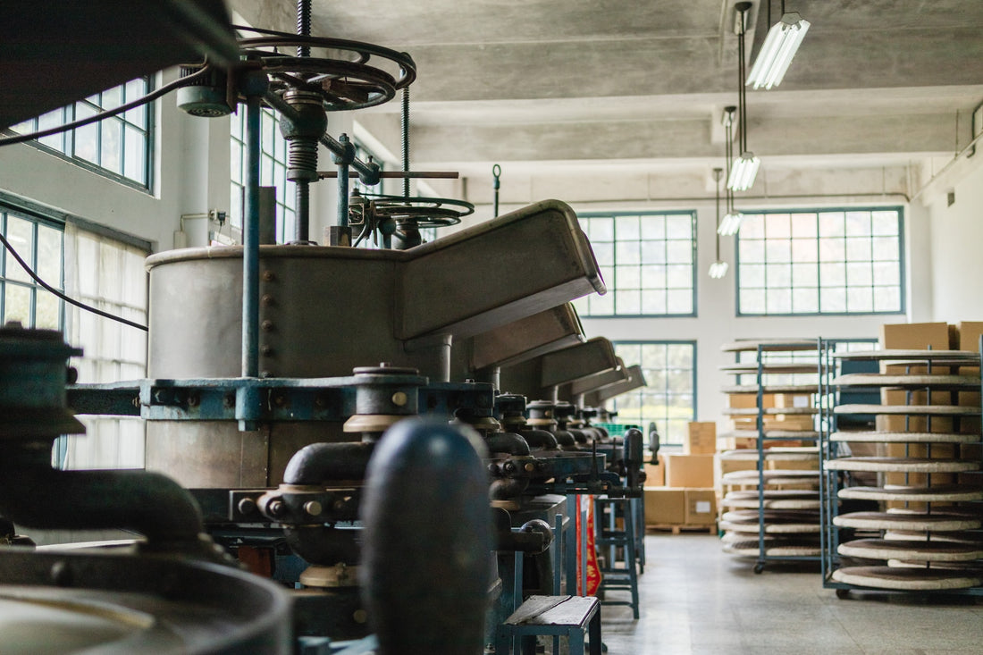 Tea processing machines