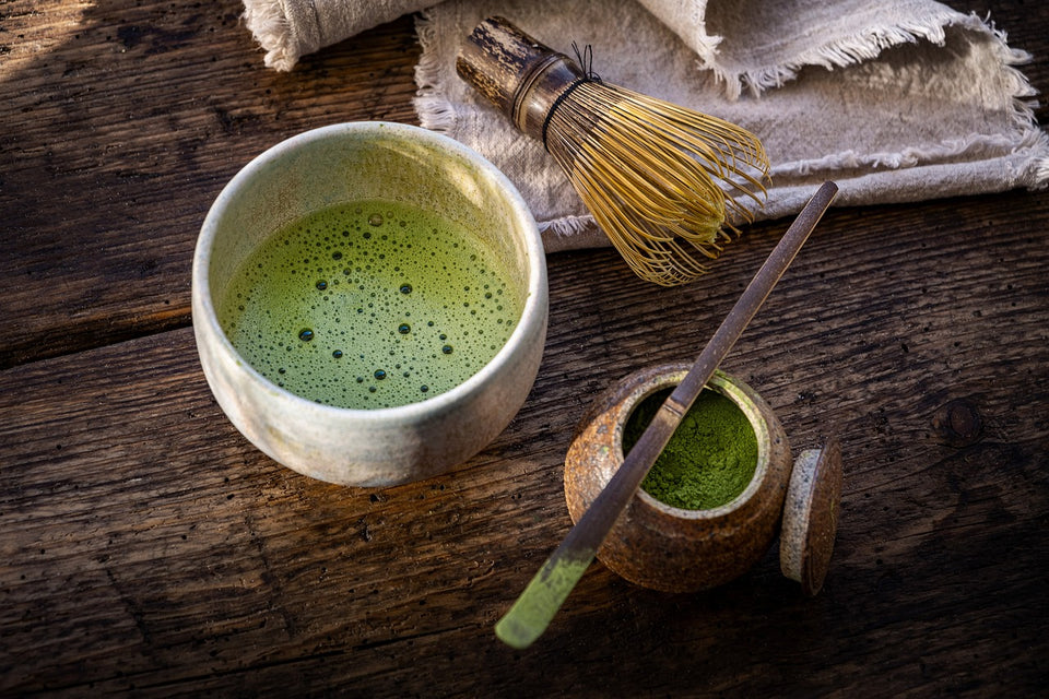 Matcha Green  Tea Preparation