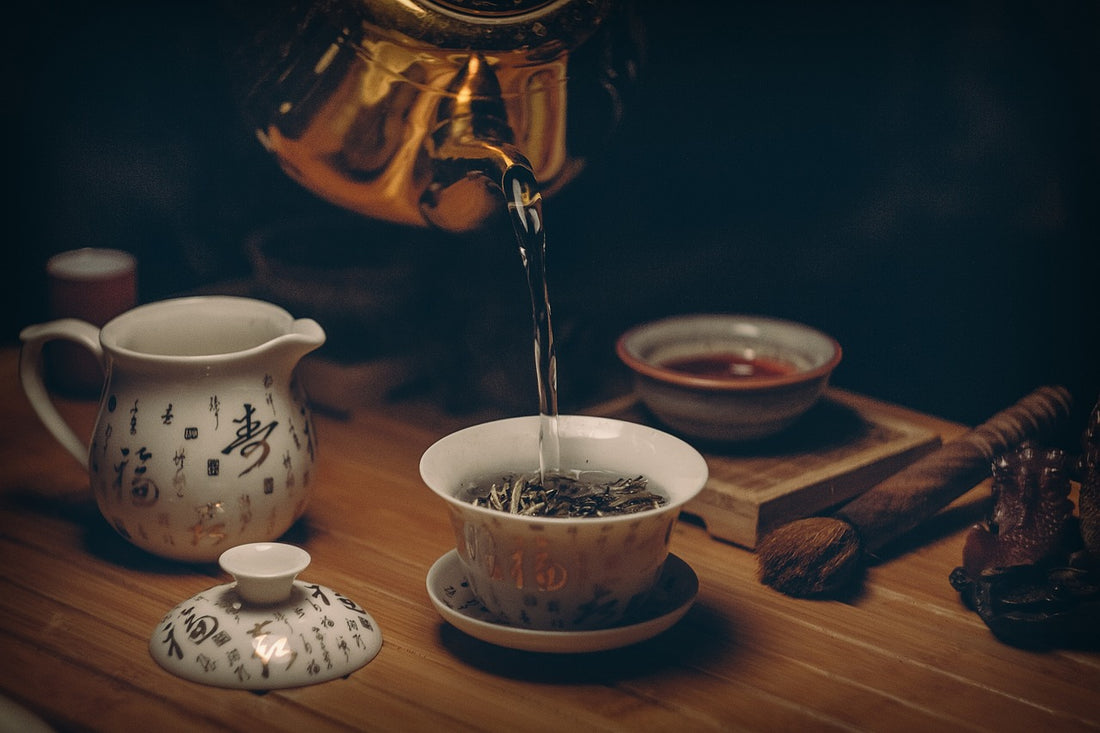 Silver Needle Jasmine White Tea Brewing Setup