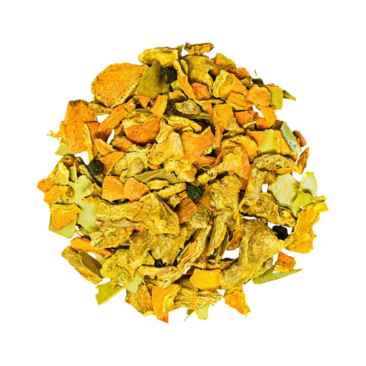 Lakadong Turmeric & Ashwagandha Herbal Tea - Soothing Bliss for Body and Soul