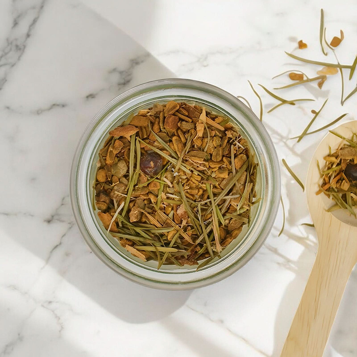 Oh’ Xmas Tree: Pine Tea & Almond Cakes Pairing
