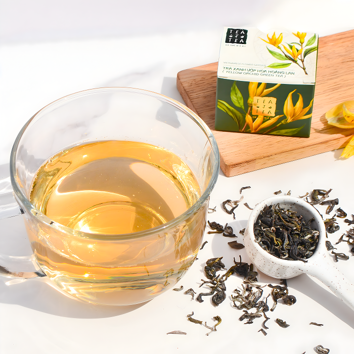 Vietnamese Yellow Orchid Scented Green Tea