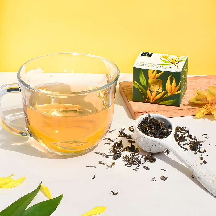 Vietnamese Yellow Orchid Scented Green Tea