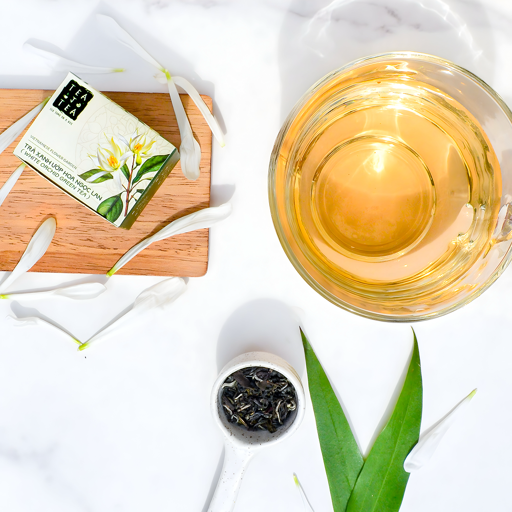 Vietnamese White Orchid Scented Green Tea