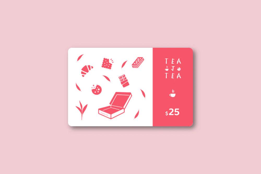TeaJTea’s Gift Card Tea J Tea